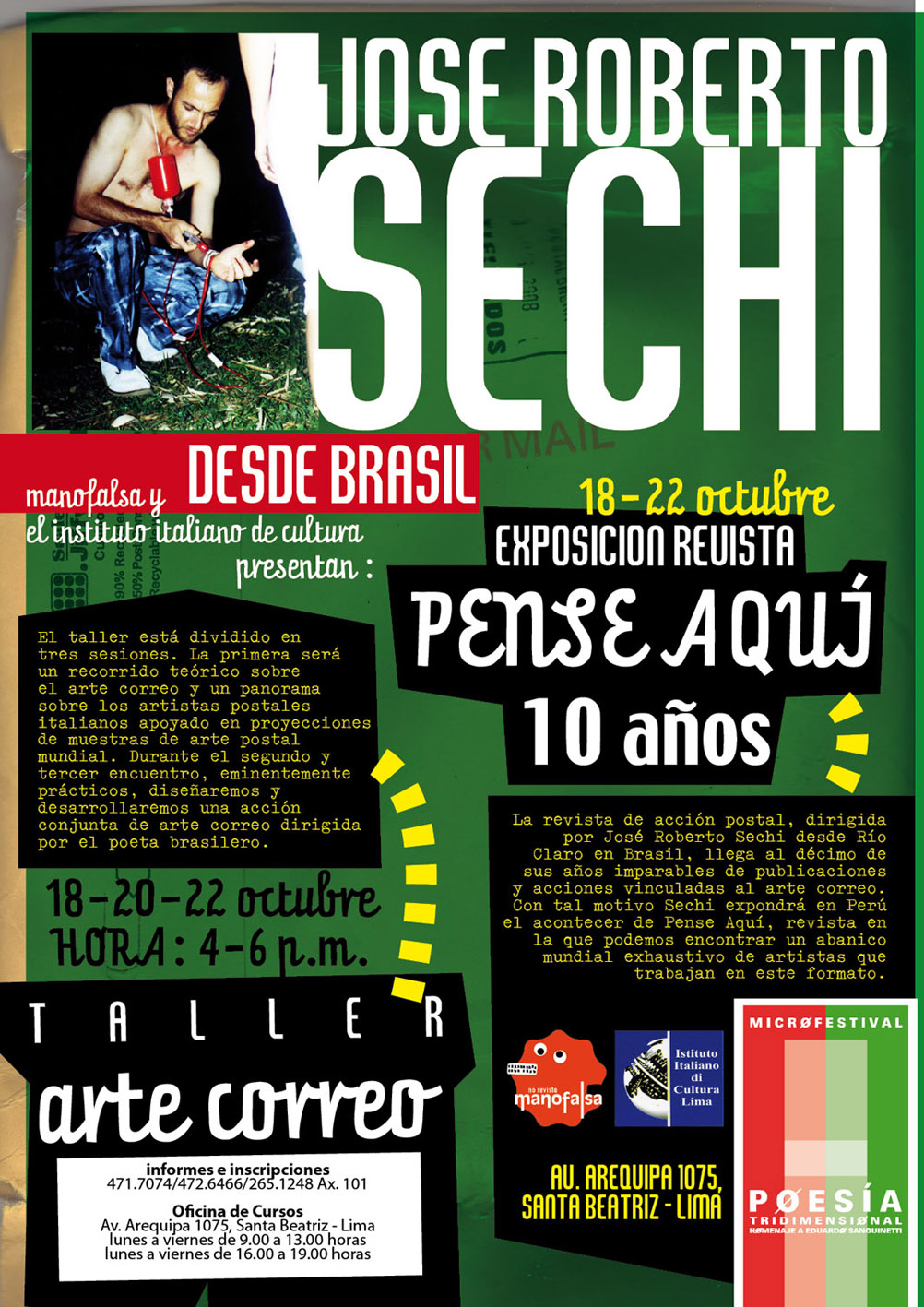 artista postal brasilero, José Roberto Sechi en Perú – madrépora, image size:1002x1417